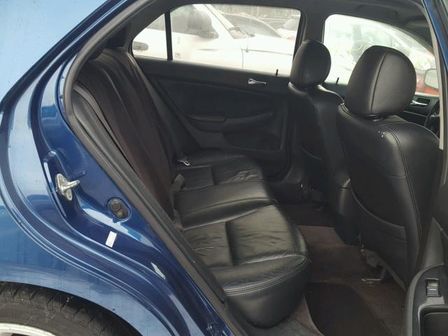 1HGCM65597A068215 - 2007 HONDA ACCORD EX BLUE photo 6