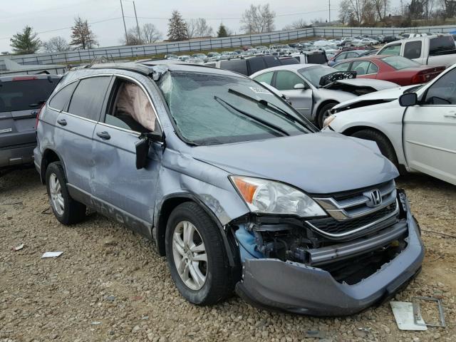 3CZRE4H5XAG707596 - 2010 HONDA CR-V EX BLUE photo 1