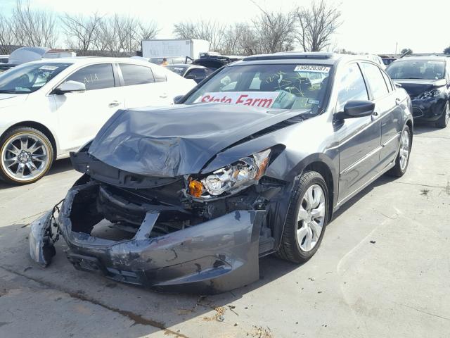 JHMCP26808C007542 - 2008 HONDA ACCORD EXL GRAY photo 2