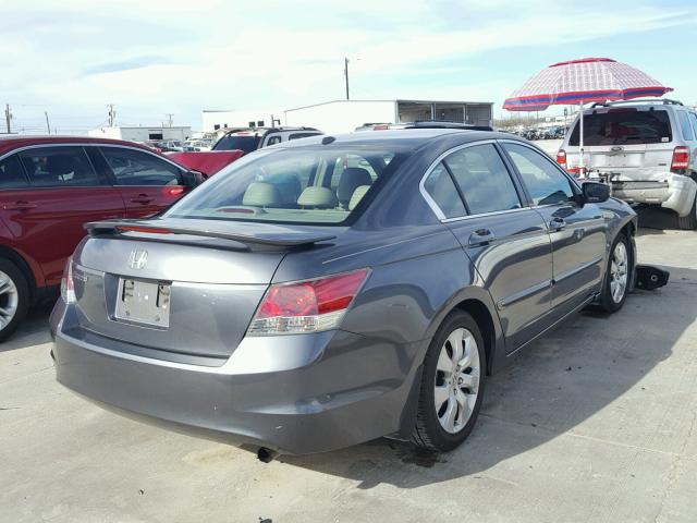 JHMCP26808C007542 - 2008 HONDA ACCORD EXL GRAY photo 4