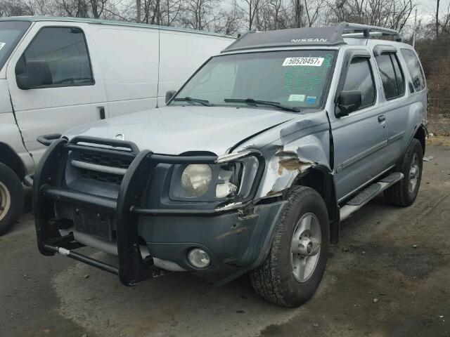 5N1ED28Y82C548180 - 2002 NISSAN XTERRA XE BLUE photo 2