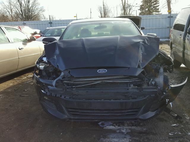 3FA6P0HD3ER273329 - 2014 FORD FUSION SE BLACK photo 9