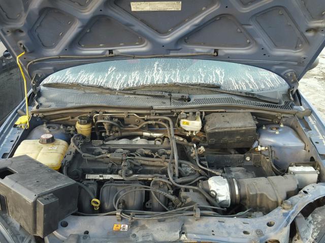 1FAFP34N15W172836 - 2005 FORD FOCUS ZX4 BLUE photo 7