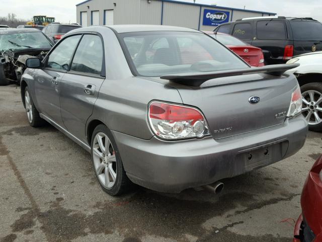 JF1GD75617G502998 - 2007 SUBARU IMPREZA WR SILVER photo 3