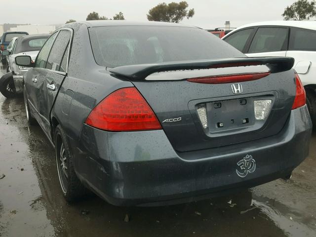 1HGCM56466A168108 - 2006 HONDA ACCORD LX BLUE photo 3