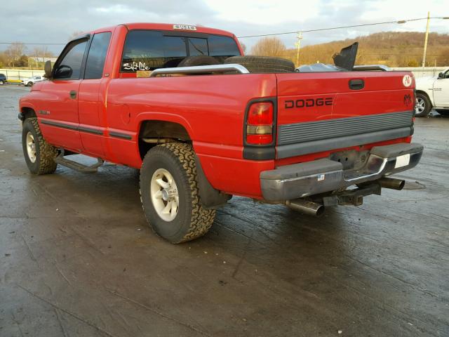 3B7HC13Y5XG168370 - 1999 DODGE RAM 1500 RED photo 3