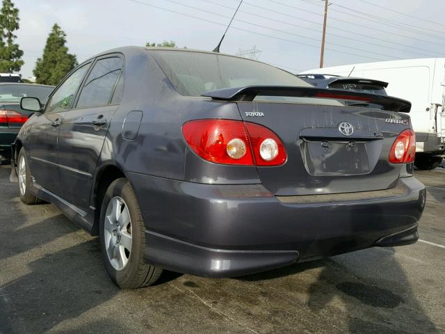 1NXBR30E26Z568937 - 2006 TOYOTA COROLLA CE GRAY photo 3