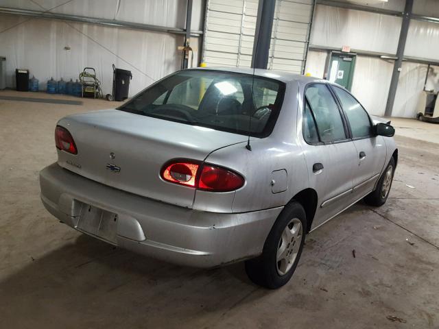 1G1JC524327166542 - 2002 CHEVROLET CAVALIER B SILVER photo 4