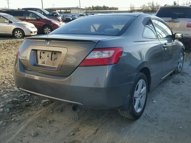 2HGFG12857H575605 - 2007 HONDA CIVIC EX ნაცრისფერი ფოტო 4