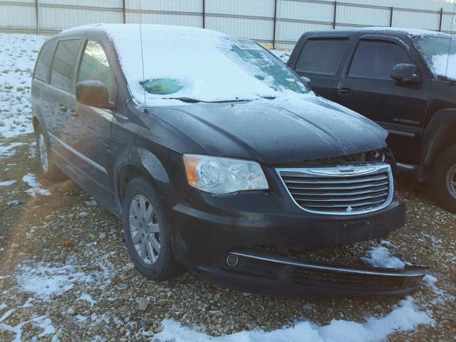 2C4RC1BG1DR779337 - 2013 CHRYSLER TOWN & COU BLACK photo 1