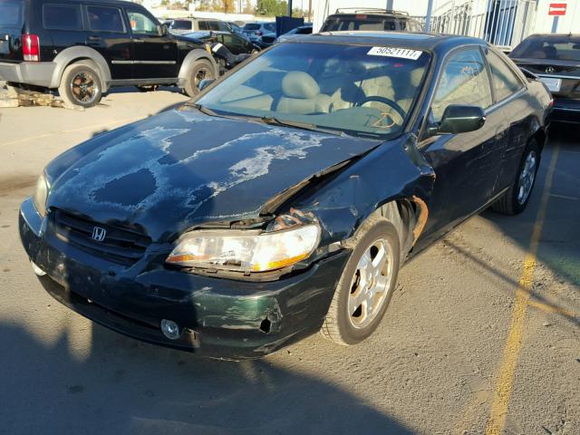 1HGCG2251XA000477 - 1999 HONDA ACCORD EX GREEN photo 2