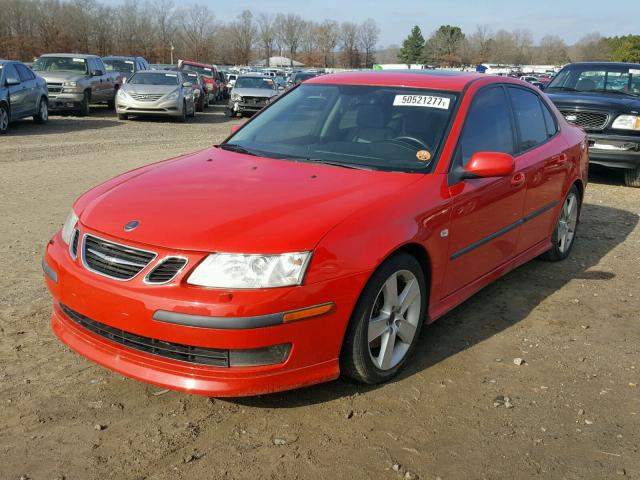 YS3FH41U371012300 - 2007 SAAB 9-3 AERO RED photo 2