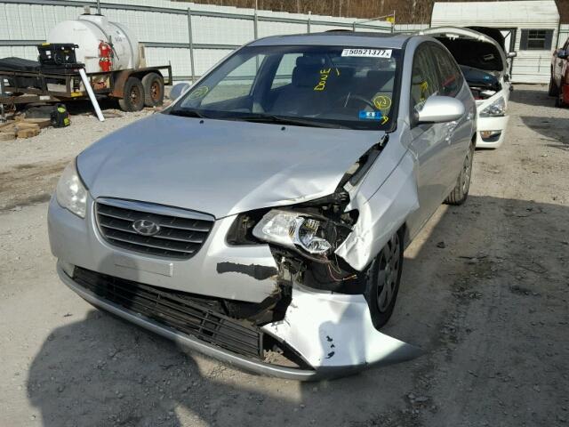 KMHDU46D97U161372 - 2007 HYUNDAI ELANTRA GL SILVER photo 2