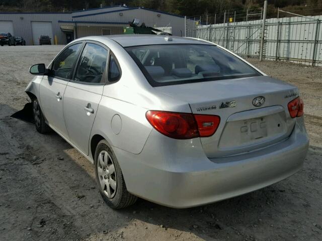 KMHDU46D97U161372 - 2007 HYUNDAI ELANTRA GL SILVER photo 3