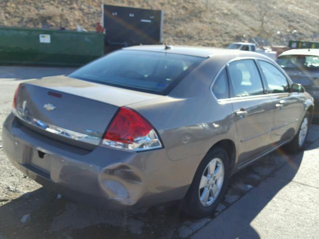 2G1WT58K079323607 - 2007 CHEVROLET IMPALA LT GOLD photo 4