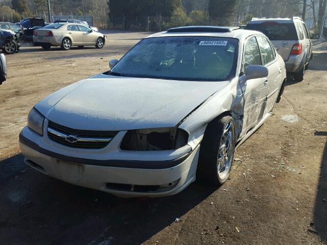 2G1WH55K239223699 - 2003 CHEVROLET IMPALA LS WHITE photo 2