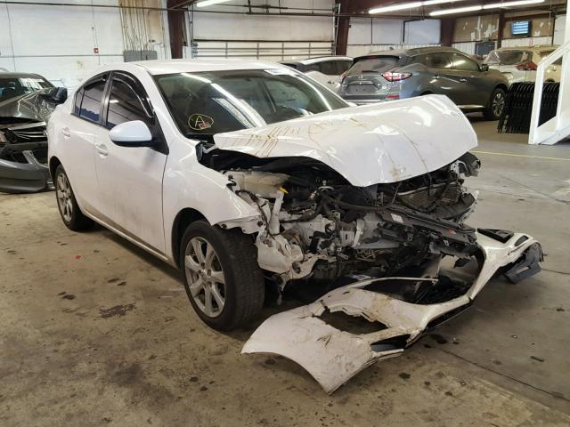 JM1BL1SF4A1330498 - 2010 MAZDA 3 I WHITE photo 1