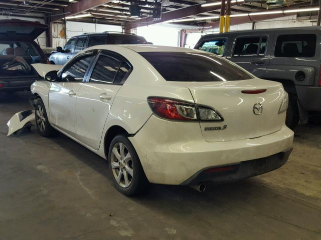 JM1BL1SF4A1330498 - 2010 MAZDA 3 I WHITE photo 3