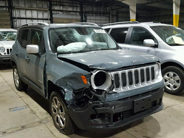 ZACCJBDB2HPF28596 - 2017 JEEP RENEGADE L GRAY photo 1