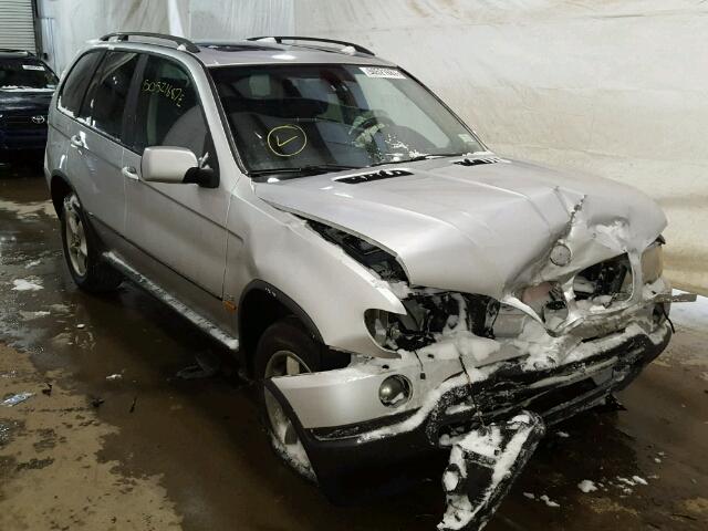 5UXFA53553LV98776 - 2003 BMW X5 3.0I SILVER photo 1