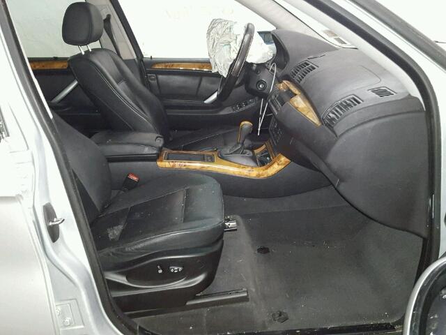 5UXFA53553LV98776 - 2003 BMW X5 3.0I SILVER photo 5