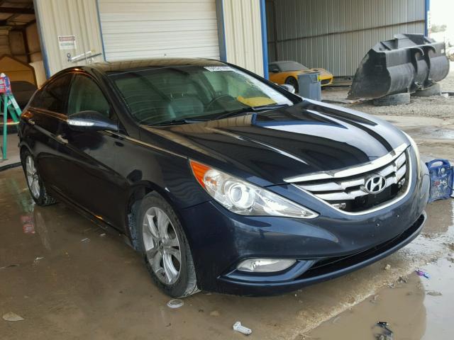 5NPEC4AC8BH016711 - 2011 HYUNDAI SONATA SE BLUE photo 1