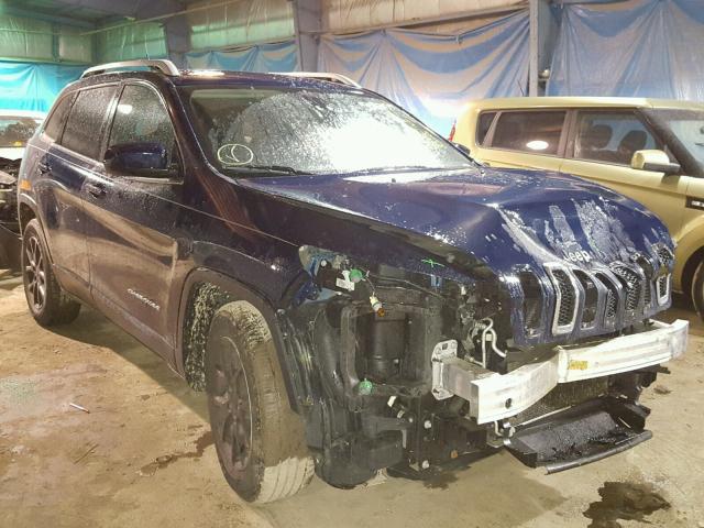 1C4PJLCS6EW123011 - 2014 JEEP CHEROKEE L BLUE photo 1