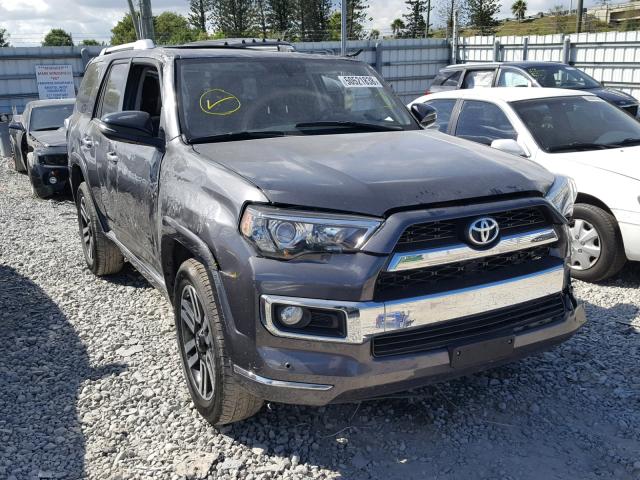 JTEBU5JR5G5335089 - 2016 TOYOTA 4RUNNER SR GRAY photo 1