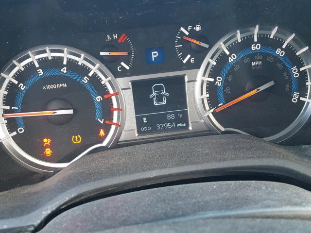 JTEBU5JR5G5335089 - 2016 TOYOTA 4RUNNER SR GRAY photo 8