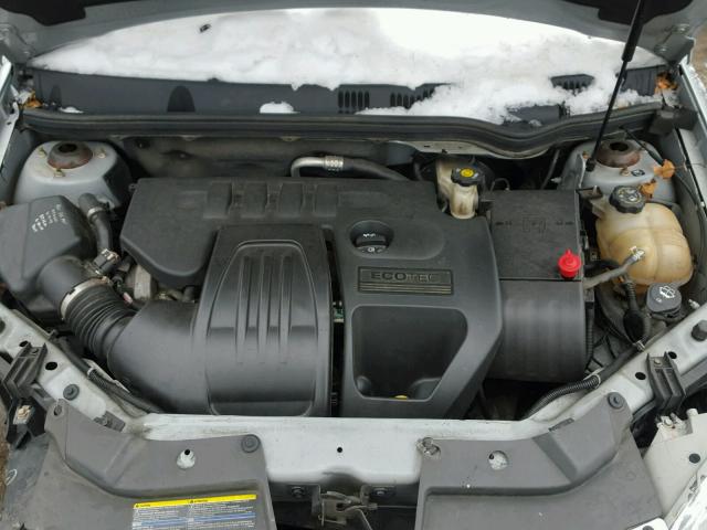 1G1AT58H897295901 - 2009 CHEVROLET COBALT LT SILVER photo 7