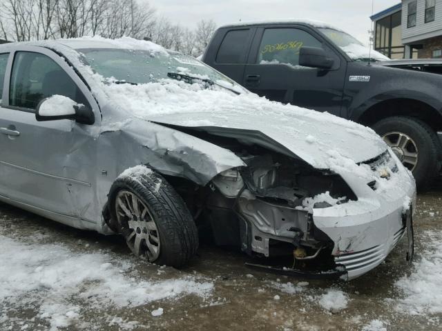 1G1AT58H897295901 - 2009 CHEVROLET COBALT LT SILVER photo 9