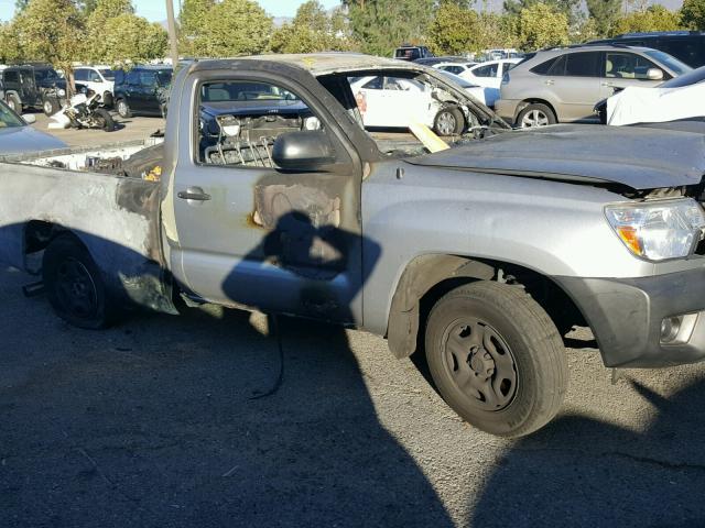 5TFNX4CN8EX041216 - 2014 TOYOTA TACOMA SILVER photo 10