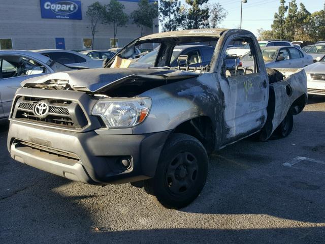 5TFNX4CN8EX041216 - 2014 TOYOTA TACOMA SILVER photo 2