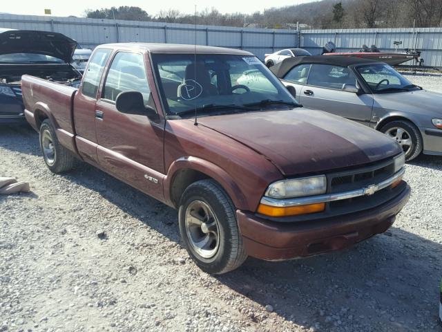 1GCCS19X3WK142322 - 1998 CHEVROLET S TRUCK S1 MAROON photo 1