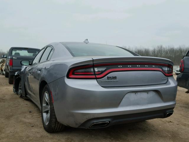 2C3CDXHG7GH257792 - 2016 DODGE CHARGER SX GRAY photo 3