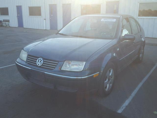 3VWSK69MX4M077812 - 2004 VOLKSWAGEN JETTA GLS GRAY photo 2