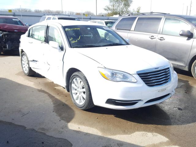 1C3CCBBB2CN106394 - 2012 CHRYSLER 200 TOURIN WHITE photo 1