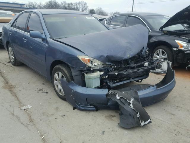 4T1BE32K23U211686 - 2003 TOYOTA CAMRY LE BLUE photo 1