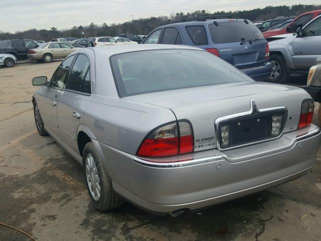 1LNHM86S95Y628075 - 2005 LINCOLN LS SILVER photo 3