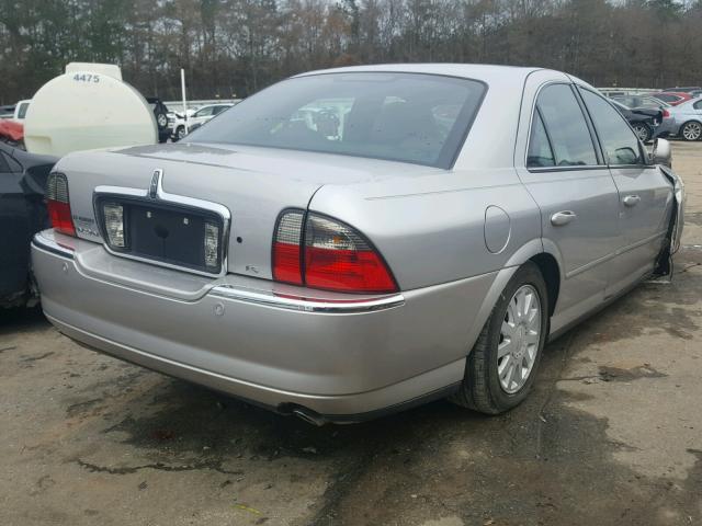 1LNHM86S95Y628075 - 2005 LINCOLN LS SILVER photo 4