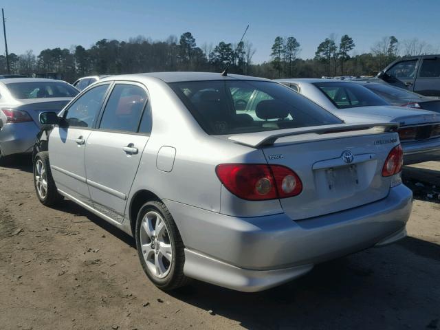 2T1BY30E55C509075 - 2005 TOYOTA COROLLA XR 银色 照片 3