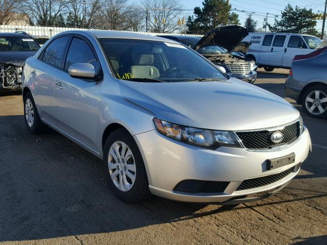 KNAFU4A27A5808689 - 2010 KIA FORTE EX SILVER photo 1