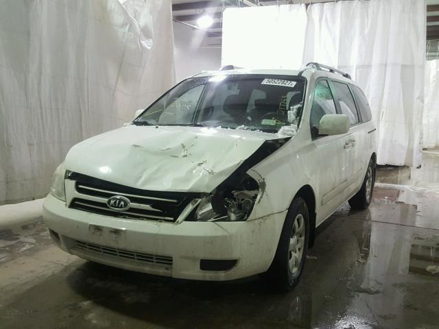 KNDMB233476110120 - 2007 KIA SEDONA EX WHITE photo 2