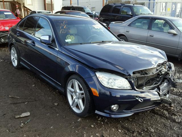 WDDGF56X68R034780 - 2008 MERCEDES-BENZ C 350 BLUE photo 1