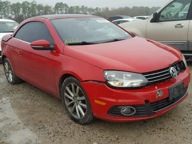 WVWBW7AH1CV001881 - 2012 VOLKSWAGEN EOS KOMFOR წითელი ფოტო 1