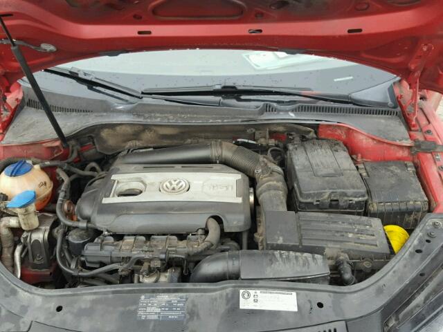 WVWBW7AH1CV001881 - 2012 VOLKSWAGEN EOS KOMFOR წითელი ფოტო 7