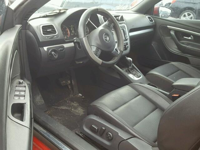 WVWBW7AH1CV001881 - 2012 VOLKSWAGEN EOS KOMFOR წითელი ფოტო 9