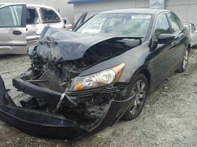 1HGCP26818A014420 - 2008 HONDA ACCORD EXL BLACK photo 2