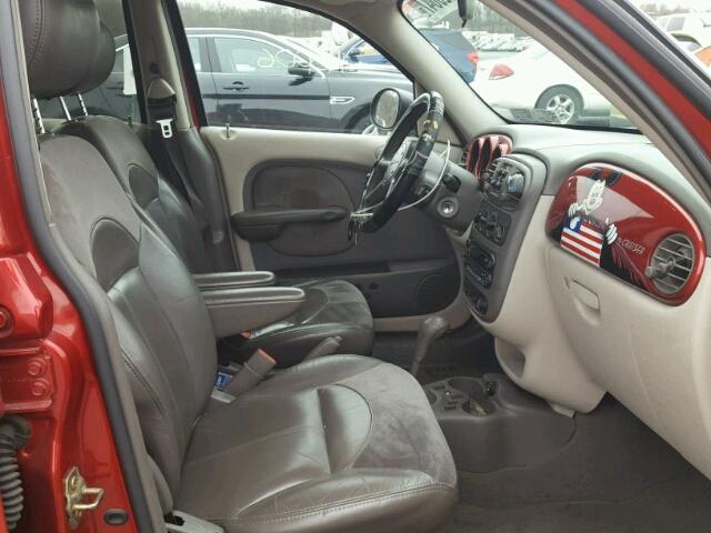 3C8FY68B22T263817 - 2002 CHRYSLER PT CRUISER RED photo 5