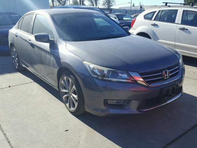 1HGCR2F54DA087937 - 2013 HONDA ACCORD SPO CHARCOAL photo 1